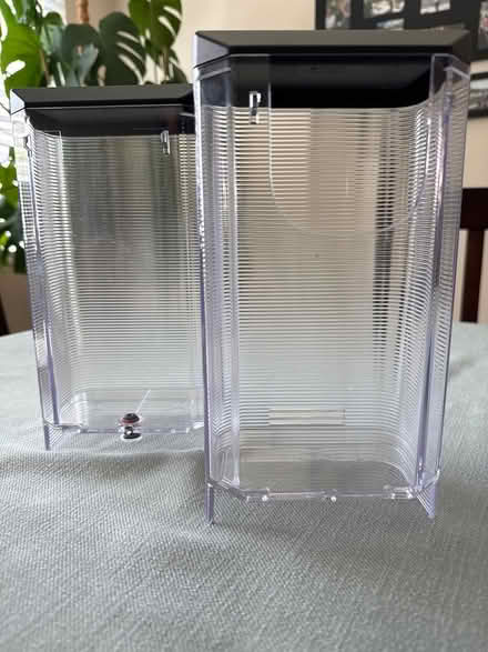 Photo of free Vertuo water & capsule containers (Downtown Menlo) #2