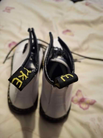 Photo of free White Leather Like DMs Size 5 (M32 Stretford) #1