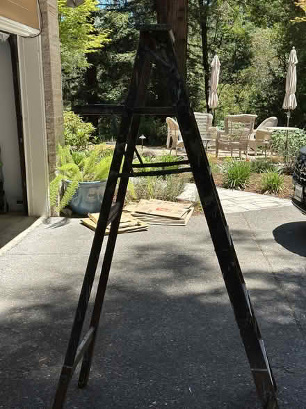 Photo of free 8 foot wooden ladder (San Anselmo) #1