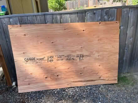 Photo of free Sheet of plywood (Port land) #2