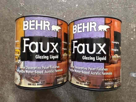 Photo of free Behr faux glazing liquid blue (Canyon Park - Bothell) #1
