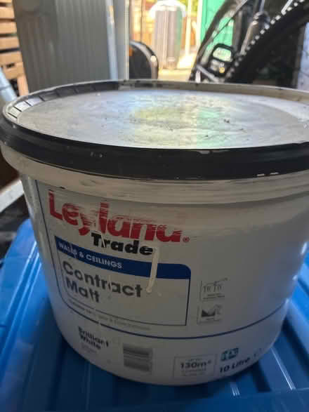 Photo of free Whit Matt paint looks like 10l (Rishton BB1) #1
