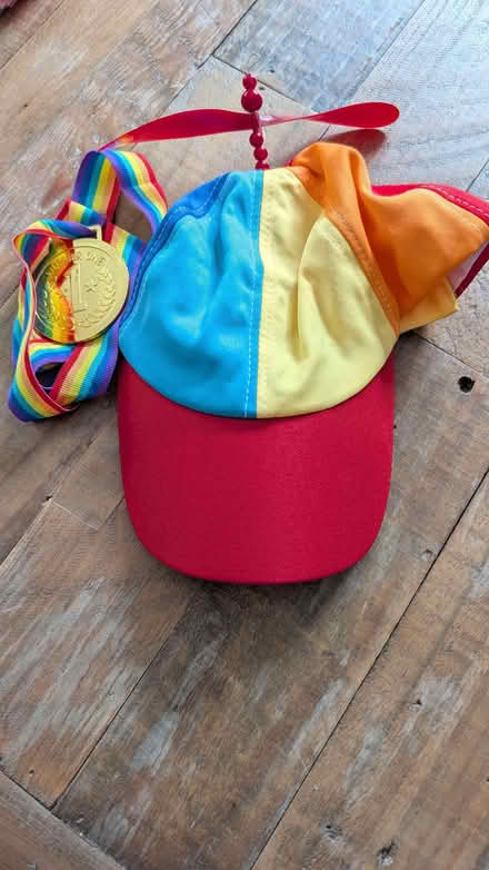 Photo of free Multi coloured hat and medal (Wandsworth SW18) #1