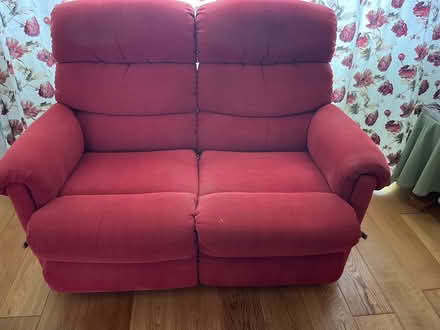 Photo of free 2 seater reclining sofa (Coxheath Maidstone) #1