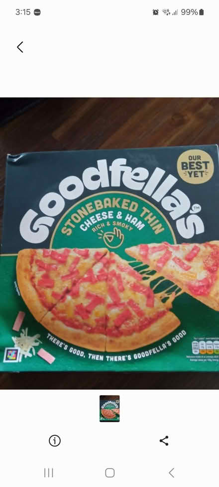 Photo of free Frozen pizza (Hall Green B28) #1