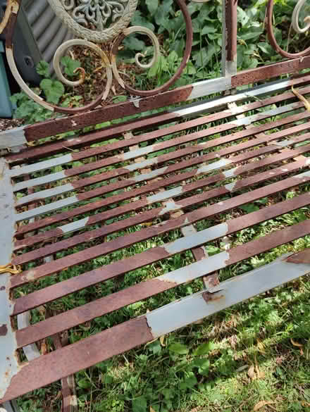 Photo of free Wrought iron outdoor rocking seat (Leominster HR6) #2