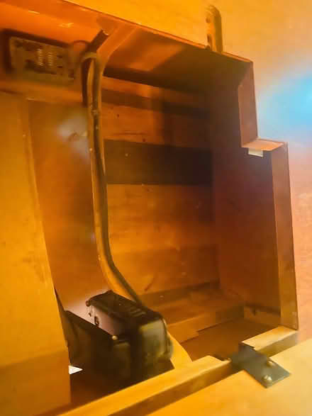 Photo of free all wood sewing machine cabinet (Romulus, mi) #2