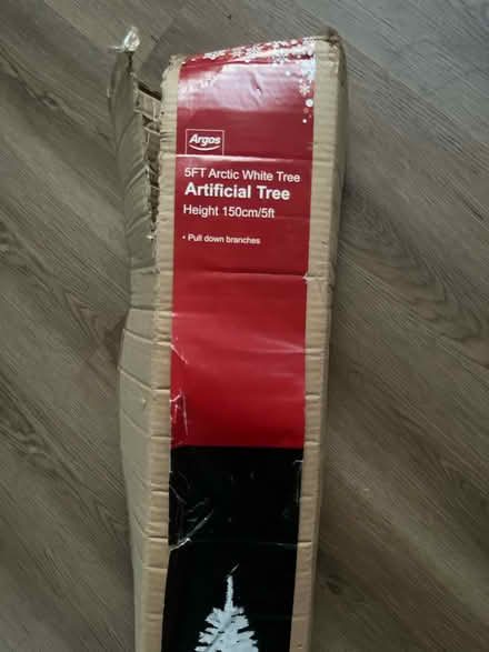 Photo of free White artificial Christmas tree (Frome BA11) #1