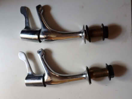 Photo of free A pair of pillar taps (Fairfield LA1) #1