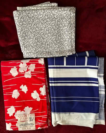 Photo of free Misc. fabrics… (San Mateo Knolls (El Camino)) #1