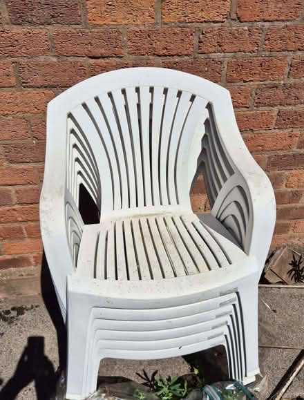 Photo of free White garden patio chairs (Wightwick WV6) #1