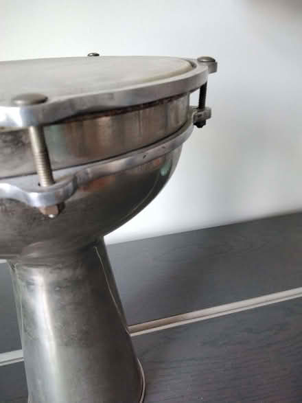 Photo of free Small metal hand drum. (Allerton L18) #3