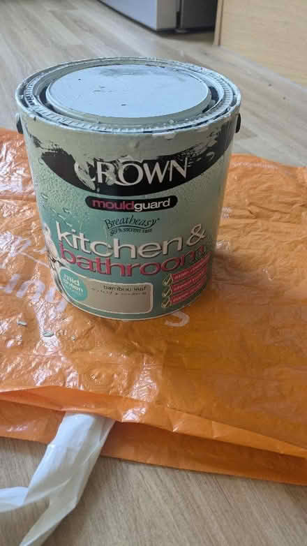 Photo of free Crown kitchen and bathroom paint (Hackney E9) #3
