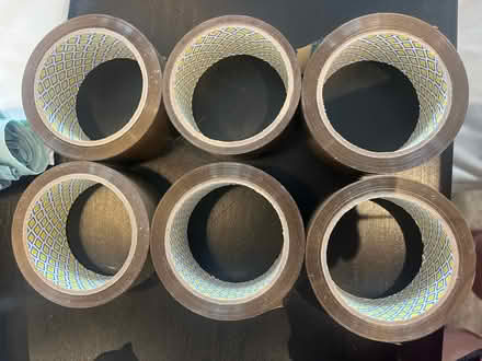 Photo of free Brown packing tape x 6 (Lavender Hill SW11) #2