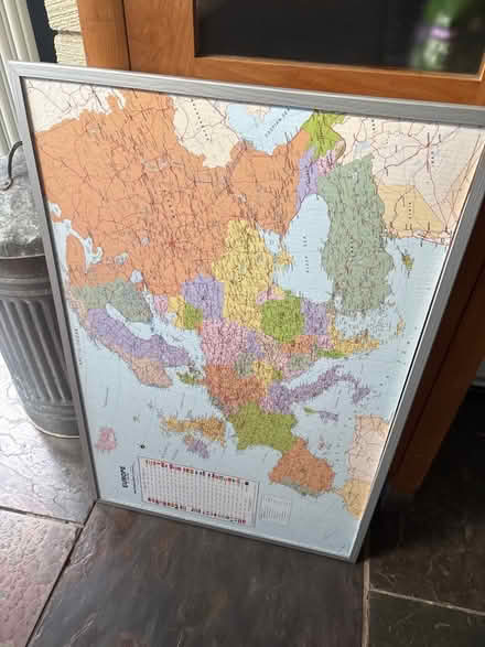 Photo of free Pin board map of Europe (Abraham Heights LA1) #1