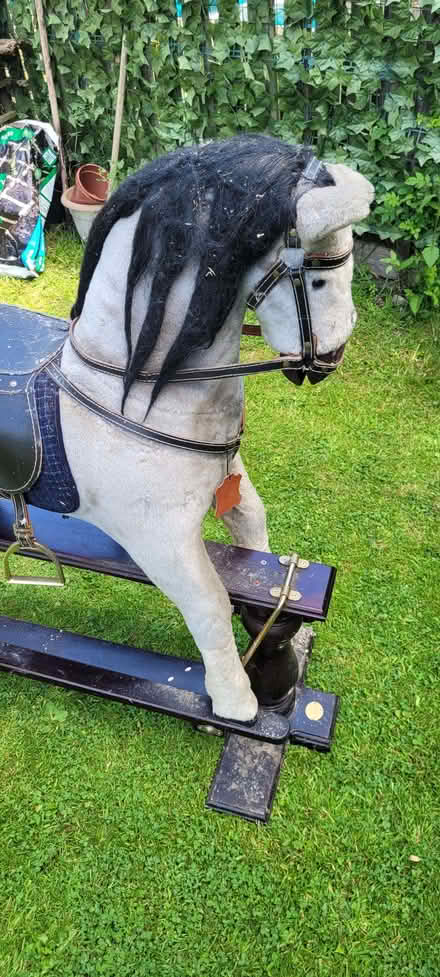 Photo of free Large Traditional Rocking Horse – Wooden Base (Willow Bog BD4) #2