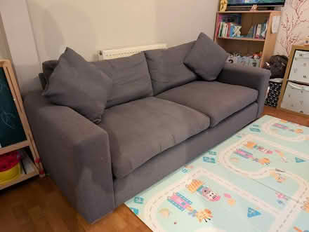 Photo of free Grey sofa (B73) #1