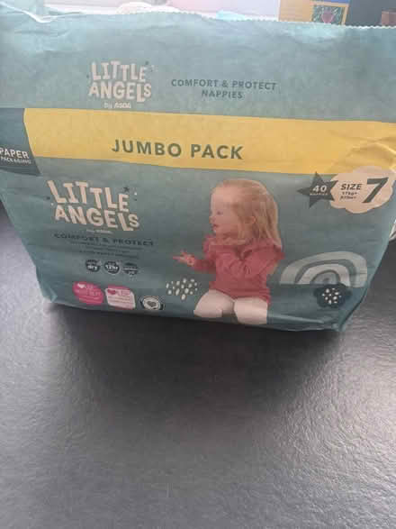 Photo of free Size 7 nappies (Stone Cross BN23) #1