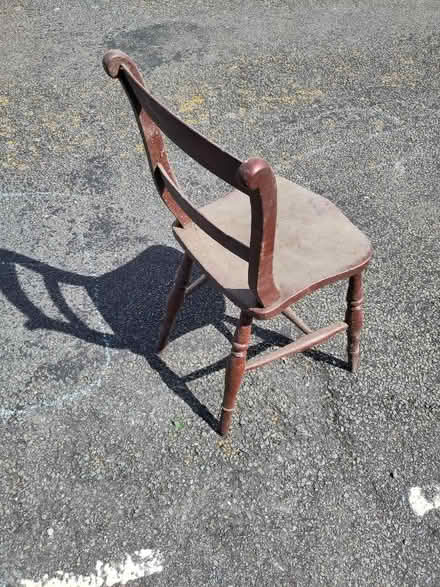 Photo of free Old wooden chair (Hartington Road BN2) #2