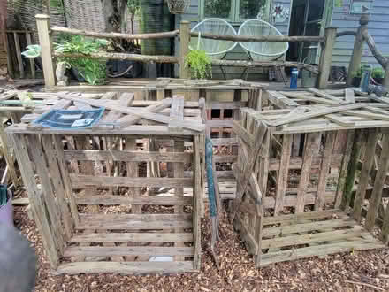 Photo of free Wooden crates x5 (Nant Glas LD1) #1