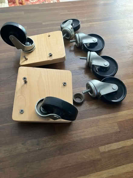 Photo of free 6 larger casters (Weston Park BA1) #1