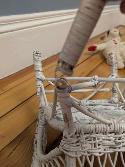 Photo of free Doll wicker chair (East Somerville) #2