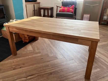 Photo of free Large Wooden Coffee Table (Chinley SK23) #1