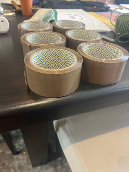 Photo of free Brown packing tape x 6 (Lavender Hill SW11) #1