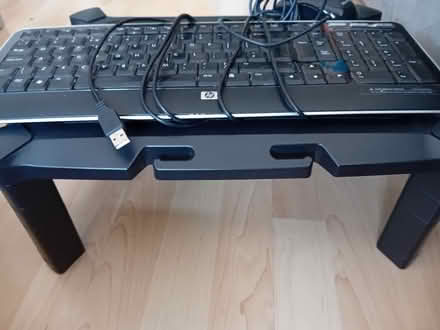Photo of free Desk riser, keyboard and mouse (Leeds LS2) #2