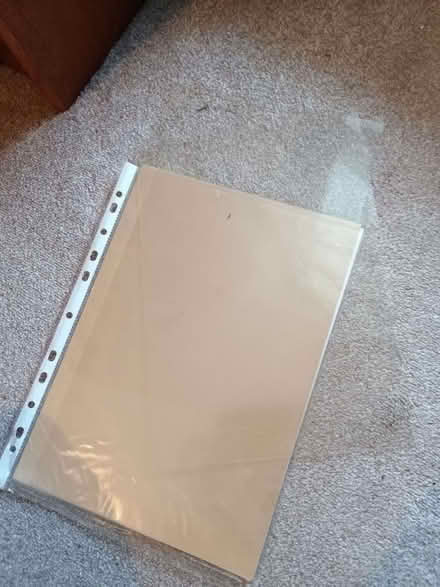 Photo of free A4 clear plastic sheets (West Ewell (KT19)) #1