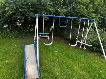Photo of free Children’s swing set (Near 31st & Kemman Ave.) #1