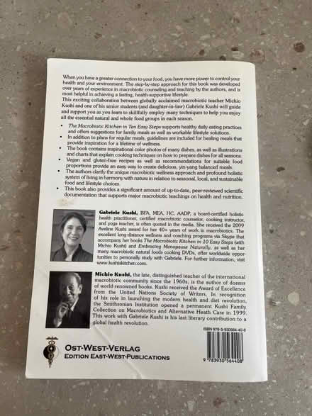 Photo of free Macrobiotic cook book with a wide variety of recipes (Appleton OX13) #2