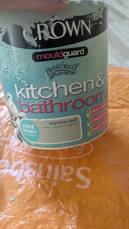 Photo of free Crown kitchen and bathroom paint (Hackney E9) #1