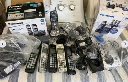 Photo of free 3 sets Panasonic handheld phones (South San Jose) #1