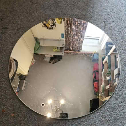 Photo of free 2 round mirros, diameter 23" 58cm (Grange Farm IP5) #1