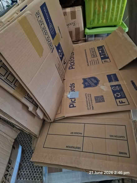 Photo of free Cardboard boxes for moving home etc (Bushey WD19) #1