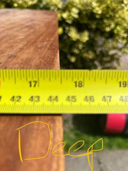 Photo of free Mangowood set of dawers (Batford AL5) #3