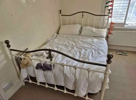 Photo of free Metal double bed frame (Landguard Common IP11) #1