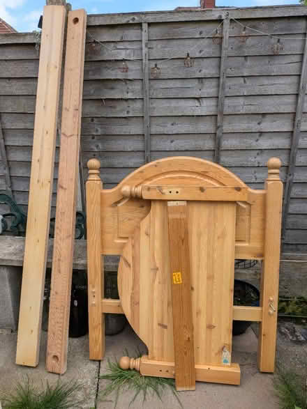 Photo of free Single bed frame-no slats/screws (Congleton CW12) #1