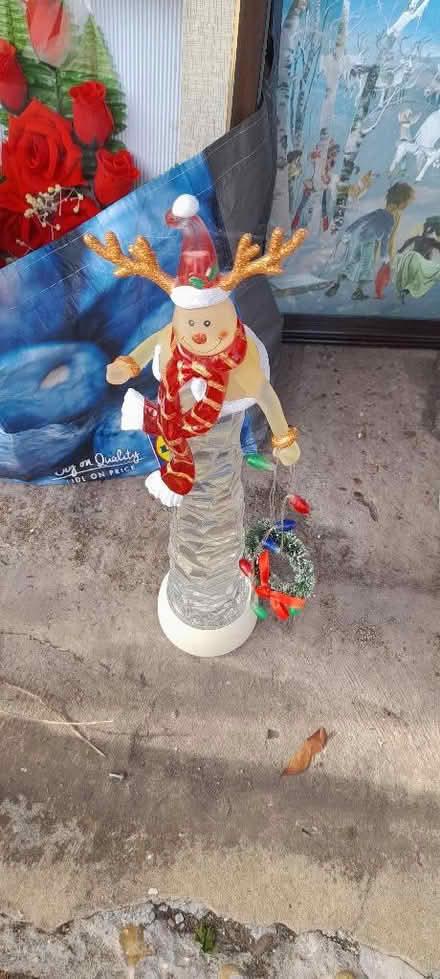 Photo of free Tall Christmas ornament its likd a snow dome. Great conditi (Welling DA16) #1