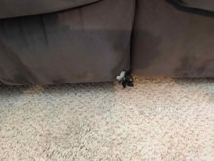 Photo of free Reclining brown couch (East side Saint Paul) #3