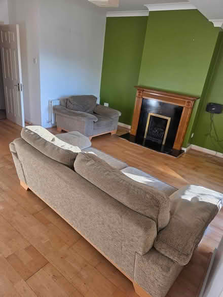 Photo of free pine sofa: 1 and wide 2-seater (Gleann na Rí Druid Valley D18) #2