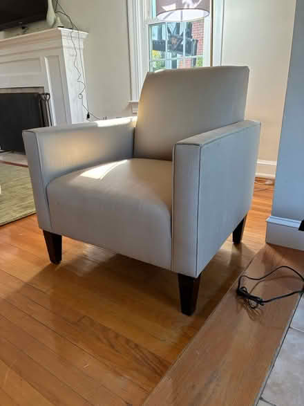 Photo of free Pottery Barn beige chair (Arlington - Clarendon) #1