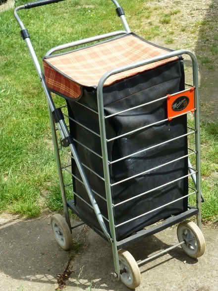 Photo of free Large shopping trolley with 4 wheels. (Fakenham NR21) #1