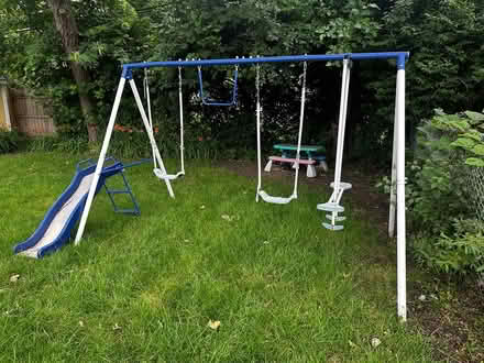 Photo of free Children’s swing set (Near 31st & Kemman Ave.) #2