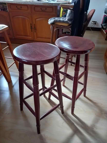 Photo of free 2 Tall stools (Knighton LD7) #1