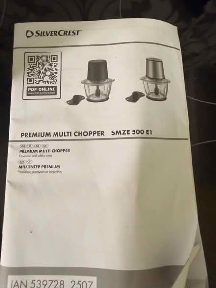 Photo of free Premium Multi Food Chopper (Camrose Avenue, HA8) #2