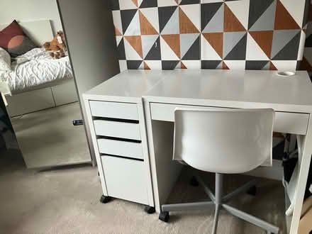 Photo of free IKEA desk and chair (Friezland OL3) #1