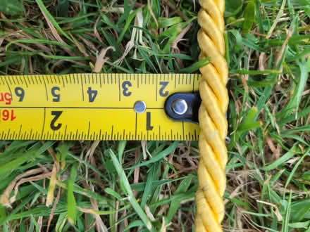 Photo of free Approx 70 metres x 7mm triple-braided golden-yellow cord (Springfield CM1) #3