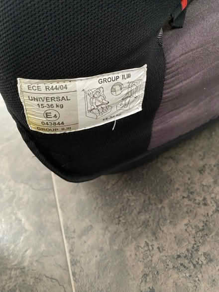 Photo of free Car seat (ST11 9HR) #2